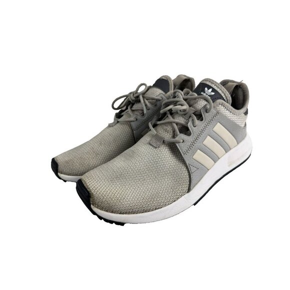 Adidas X_PLR Sneakers Grey White Size 6.5 Sporty Minimal Running Style stained - Picture 1 of 15